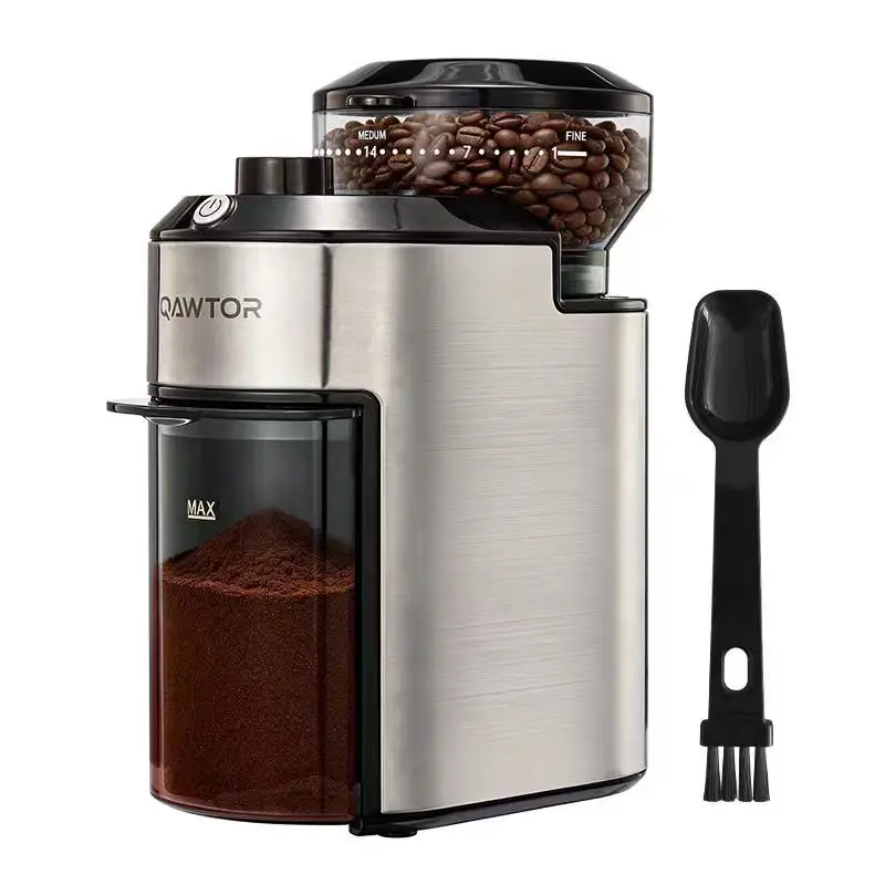 Flat Burr Coffee Grinder, 28 Adjustable Grind Settings with Easy Dial Control, Home Barista Electric Grinder for Espresso to Cold Brew  #DealsForYouDays,home essentials