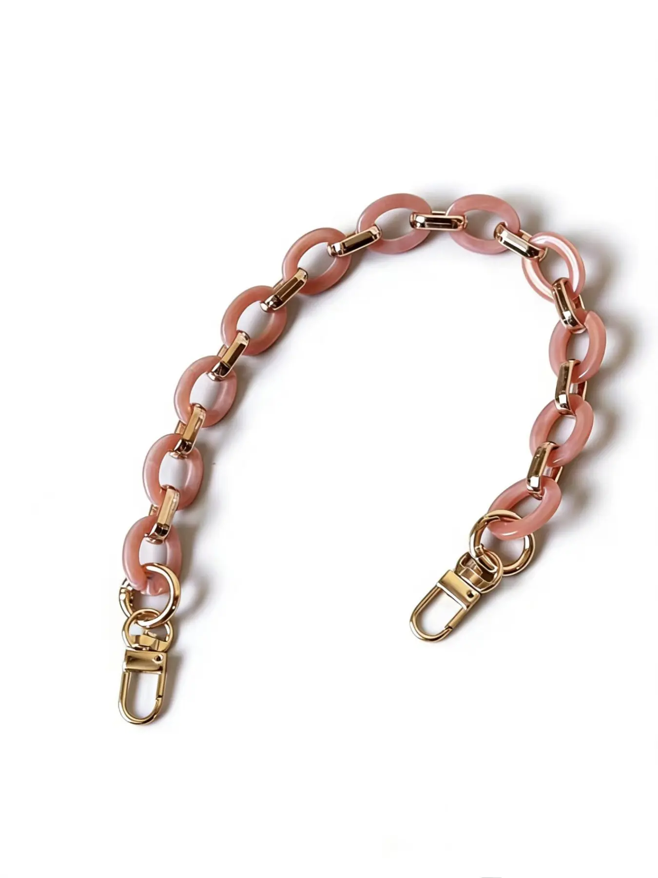 Acrylic Chain Strap, Versatile Strap, Plain Resin Bag Chain, Fashion Accessory for All Seasons, Stylish and Durable, Purse Accessories, Perfect for Bags and Purses