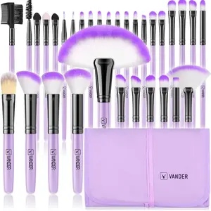 Make up Brushes, Professional 32pcs Makeup Brush Set, Makeup Brushes Set Foundation Blending Cosmetic Brush Set Kit Flawless