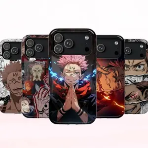 Ryomen Sukuna Phone Case, Jujutsu Kaisen Cursed Anime Cover, Anime Phone Case Compatible With iPhone 11 -17, Samsung S21 - S26