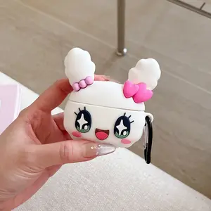 1 Tamagotchi LoveRitchi headphone case,Cute wireless Bluetooth earphone case, Earbuds, drop resistant, drop proof, durable and stylish accessory, suitable for AirPods pro3/1/2/3/4/pro/pro2(Different models may have different shapes)