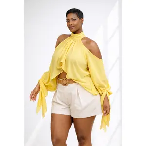 Play It Cool Halter Neck Cropped Top