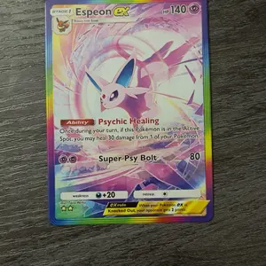 Espeon Full Art (Rainbow Rare)- Fan Made Art Card - Pokémon TCG Pocket Proxy