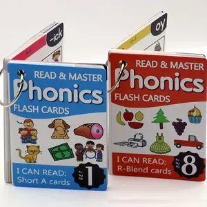Cards & Card Stock phonics flashcards for kids - 67 waterproof, durable English learning cards - Interactive spelling and reading aid, Halloween, Christmas Gift