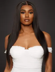 Virgin Brazilian Straight Lace Front Wig