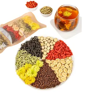 Dandelion Wolfberry Tea, Organic Kidney& Liver Health Tea, 7 Herbal Ingredients Blend, Dandelion Tea Organic, Natural Chinese Wolfberry Tea Bags, Chrysanthemunn Cassia Seed Tea (1Bags/12 Pcs)