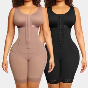 Full Faja Colombiana Stage 2 post surigical Shapewearcomfort Shapewearcorset Basicunderwear plussizecorset womens underwear Shapewear corset basic underwear Black, Minimalist for Post-Surgical Recovery