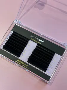 Flat Classic Eyelashes Mixed Tray 8mm-16mm Makeup Cosmetic