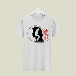 Augmented Reality Michael Jackson T-Shirt Menswear Top Casual Shortsleeve