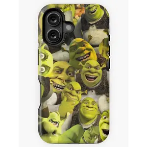 Shrek Collage iPhone Case - Fun & Iconic Design