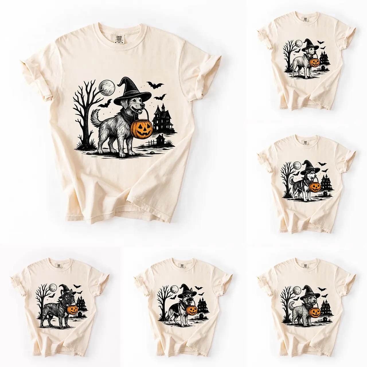 Comfort Colors 50+ Dog Breeds Available Halloween Shirt, Vintage 90s Funny Edgy Dog Meme Tee, Grunge Frenchie Graphic Shirt, Trendy Aesthetic Dog Tee, Golden Retriever Dog Lover Shirt, Husky Gift for Dog Lovers, Halloween Gift, Vintage Dog Shirt