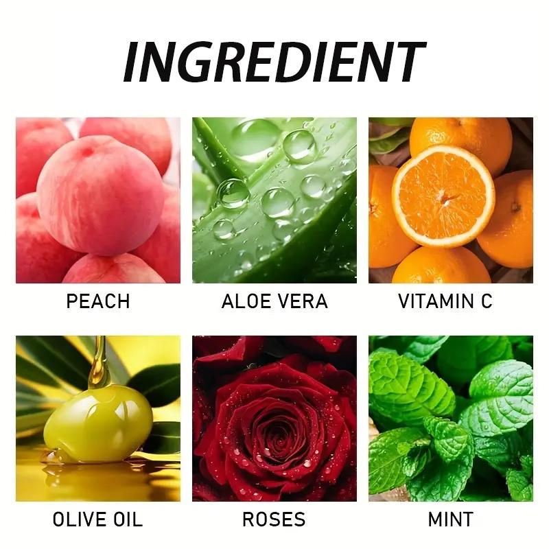 ROZINO Man Mint & Peach Deodorant Cream Long Lasting Protection 72 Hours Travel Friendly Compact Light Fragrance for Summer