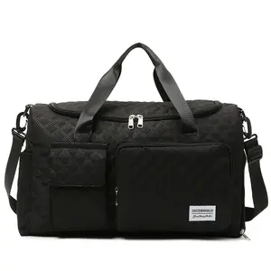 This Is a Spacious And Luxurious Luggage Bag Designed for Outdoor Use, Featuring Multifunctional Shoulder And Crossbody Options, Dry And Wet Separation Pockets, And Double-Sided Compartments, Making It Ideal for Travel And Fitness Activities
