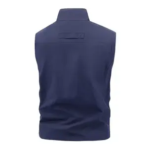 Men's Vest Jackets Windproof Light Soft Shell Vests Sleeves Sporty Sleeveless Jackets Men's Golf Vests Spring