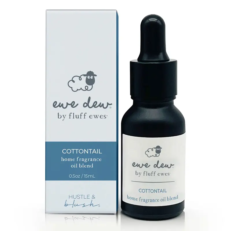 Ewe Dew by Fluff Ewes Aromatherapy Essential Oil Blend for Wool Dryer Balls or Diffuser, 0.5oz