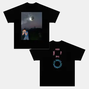 Harry Styles Kiss All the Time Disco Occasionally 2026 album Unisex 100%cotton shirt summer O-Neck Short Sleeve Tshirt fan gift