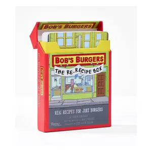 Bob’s Burgers The Re-Recipe Box – Real Recipes for Joke Burgers Recipe Cards | Official Collectible Cooking Gift