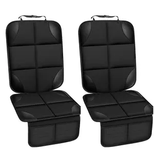 Universal Car Seat Protector, Seat Protection, Large Size Car Seat Protector, 600D Fabric Thick Padding And Storage Pockets, Easy Installation, Pet-Friendly & All-Season Use, Durable & Back for, SUVs, Trucks