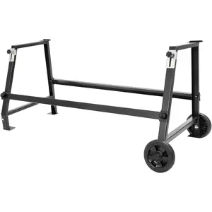 Adjustable Brake Stand Fits All Series Brakes W/2 Wheels Steel Powder Coated Black for Inside Trailer and Cube Van
