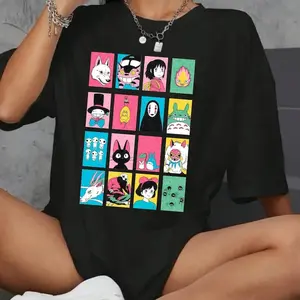 Studio Ghibli Shirt Hayao Miyazaki Shirt Studio Ghibli Shirt Ghibli Sweatshirt No Face Shirt Ghibli Shirt Anime Shirt Tee Spirited Away