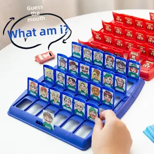 Guess Who I Am is a children's educational toy, a logic thinking and reasoning game, a character guessing parent-child interactive board game toy, a holiday interactive game toy, a children's gift, and a holiday present