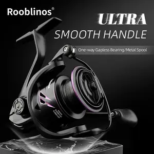 Rooblinos Pe1500s/2500s/3000s Ultralight Spinning Reel, Micro Fishing Reel, 5.2:1 Gear Ratio, Ideal for Precision Casting & Retrieval
