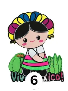 Foam figure decoration variety pack (each one has a different color) (12 pack) #6