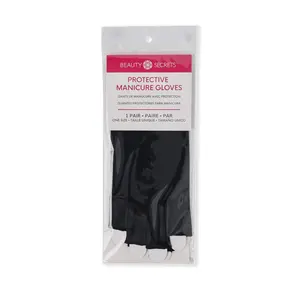 Beauty Secrets Protective Manicure Gloves, Stretchy, breathable fabric