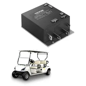 VEVOR Golf Cart Speed Controller, 36V 350A, DC Motor Controller Replacement for 2000-2009 EZGO TXT Golf Carts, IP65 Rated Protection, Aluminum Alloy ABS Housing, Compatible with 1206MX-4301 Models