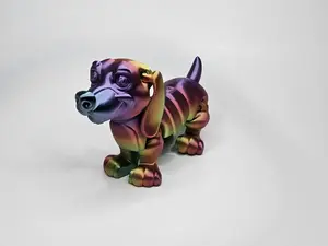3D Printed Flexi Dacshshund Dog
