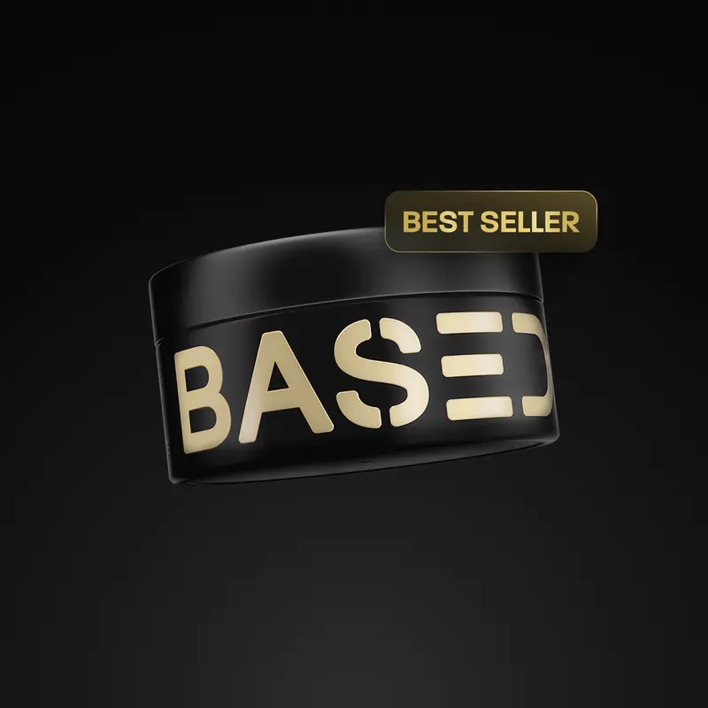 BASED Pomade | Medium Hold & Medium Shine | Simple, Effective, BASED.