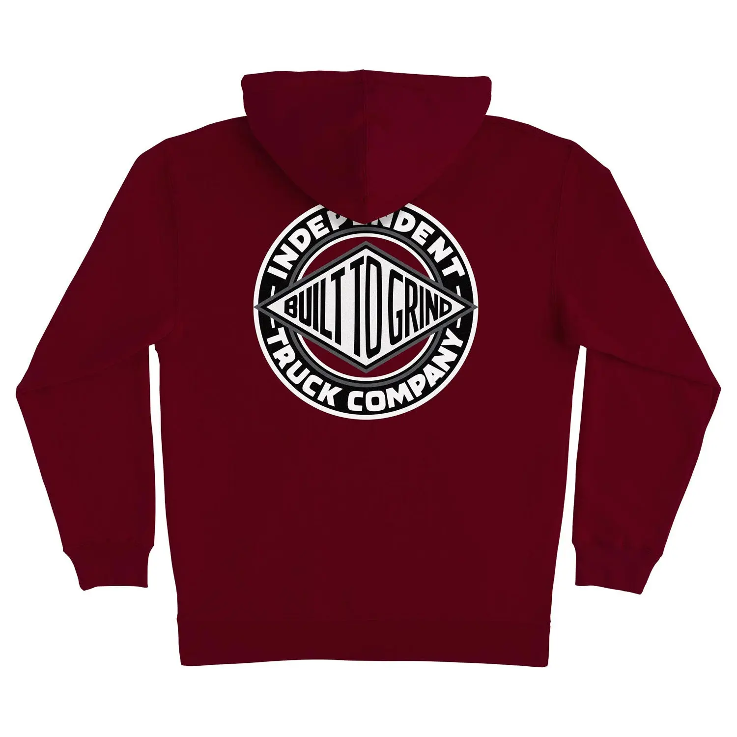 Independent Trucks Skateboard Hoody BTG Summit Pullover Maroon/Grey