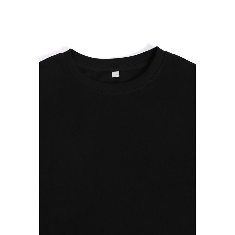 Men's Oversized Graphic T-Shirt for Men Black Cropped Tee with Distinctive Face Design Unique Streetwear Style Perfect for Casual Outings And Statement Fashion Tee Tops