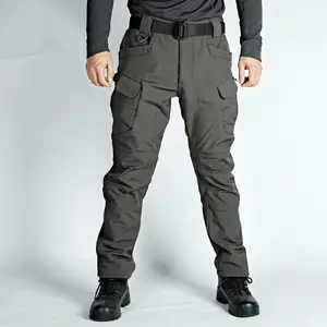 Fashion men's wear: [Multi-Pocket Work Pants] Men's Multi-Pocket Work Pants - Elastic Breathable Fabric with Adjustable Waist & Zipper Design, Machine Washable Regular Fit Softshell Trousers for Outdoor Casual & Durable Workwear, Work Pants