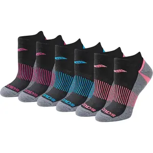 Women's Selective Cushion Performance No Show Athletic Sport Socks (6 & 12 Pairs)