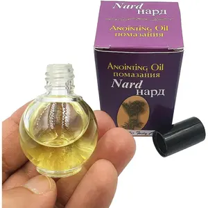 Nard Magdalena Anointing Oil Bottle Authentic Fragrance from Jerusalem| Israel Blessing Holy Anointing Oil Nardo from Holy Land for Prayer and Healing 10ml (.34 fl.oz.)NPER022