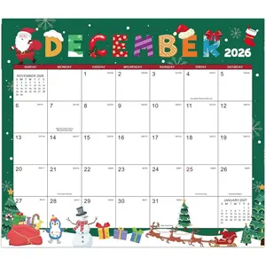 2026-2027  Calendar for Fridge, 13" x 11.2", 2026-2027  Calendar, July 2026 - December 2027,  for Planning, 12 Topics (Festival)