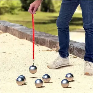 Bocce Balls Picker Set with Marker and Object Balls, The Ideal Gift for Petanque Game Lovers