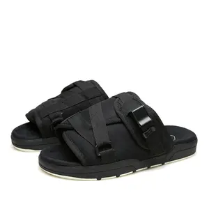 Men's Adjustable Crisscross Slide Sandals | Non-Slip Comfortable Casual Slides for Summer Outdoor