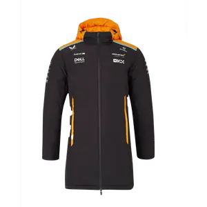 McLaren F1 2024 Team Longline Padded Jacket - Phantom