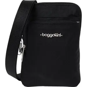 Baggallini Anti-Theft Activity Crossbody Bag - Black