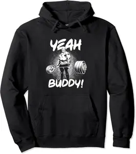 Yeah Buddy, Ronnie Bodybuilding Gym Motivational Pullover Hoodie - Nallelycor Shop 75B0C3YFFPXG