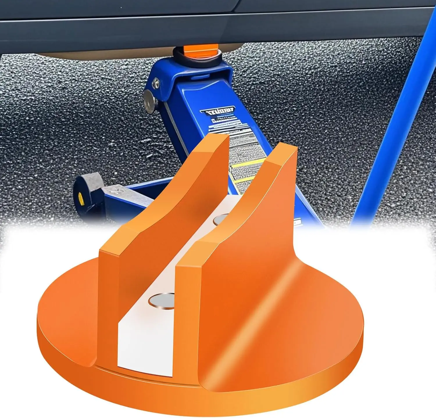 Universal Grooved Magnetic Jack Pad, Jacking Puck Pinch Wield Frame Rail Adapter, Oil Change Mush Haves,  Compatible with Car SUV Truck Pickup Sedan Mpv Wagon
