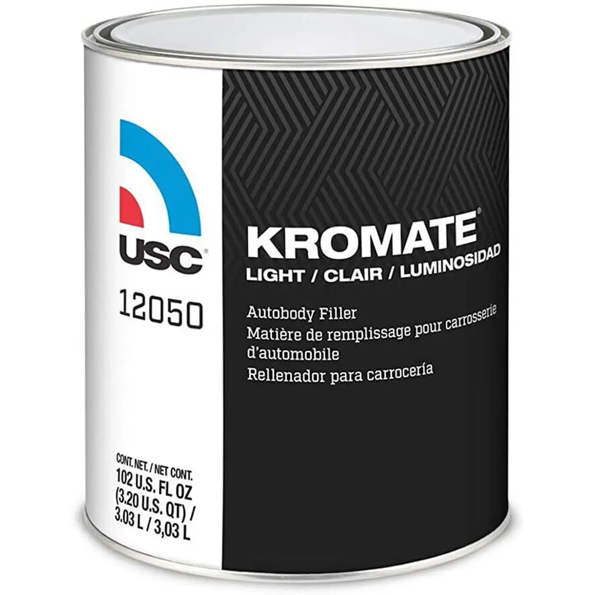 US Chemical & Plastics USC-12050 1 Gal Great Quality Ultra-Smooth Creamy Paste Car Filler, Dependable Automotive Paint & Window Repair Tool
