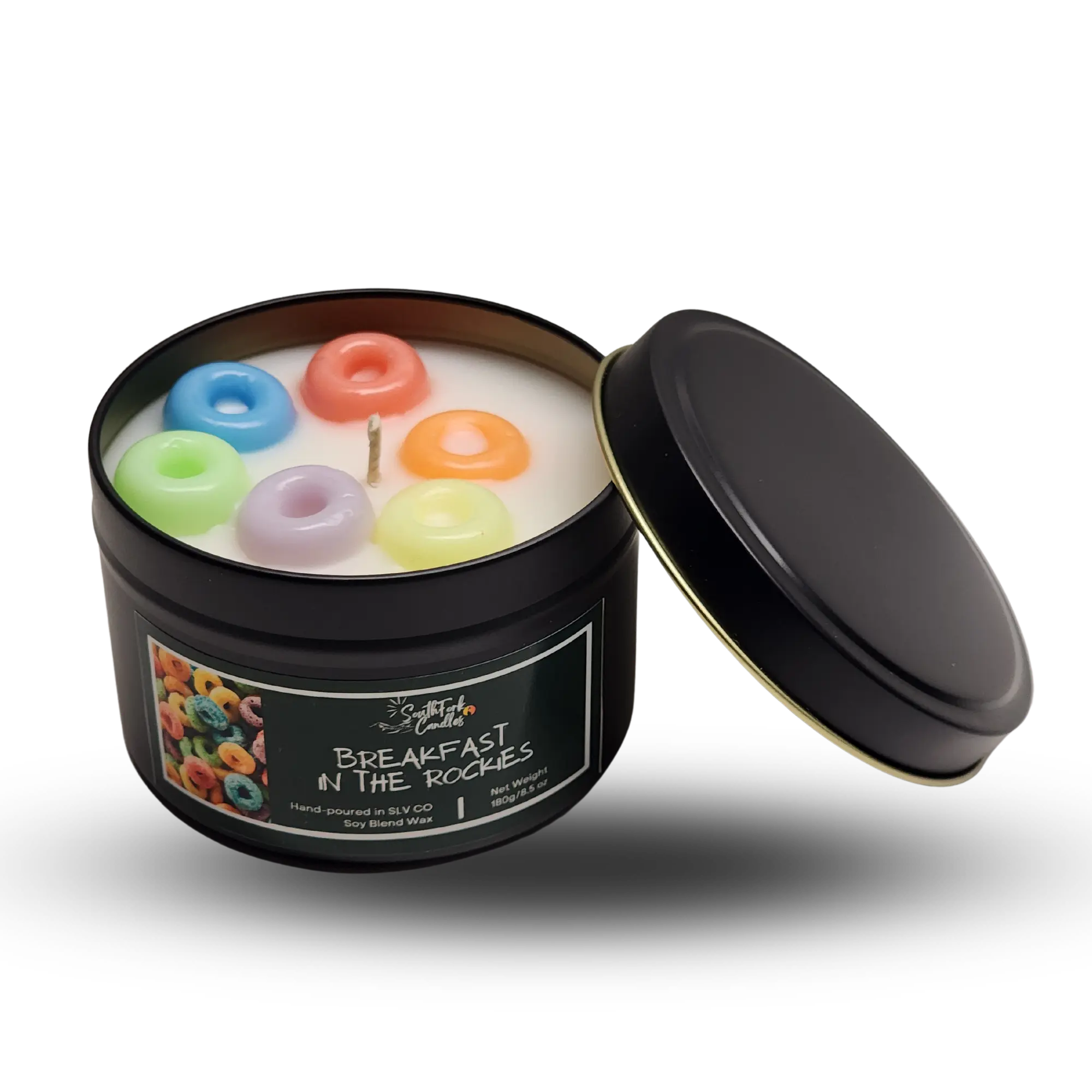 Fruit Loops Scented Candle - Breakfast in the Rockies in 8oz and 12oz size Fruit Loops Scented Candle - Breakfast in the Rockies in 8oz and 12oz size