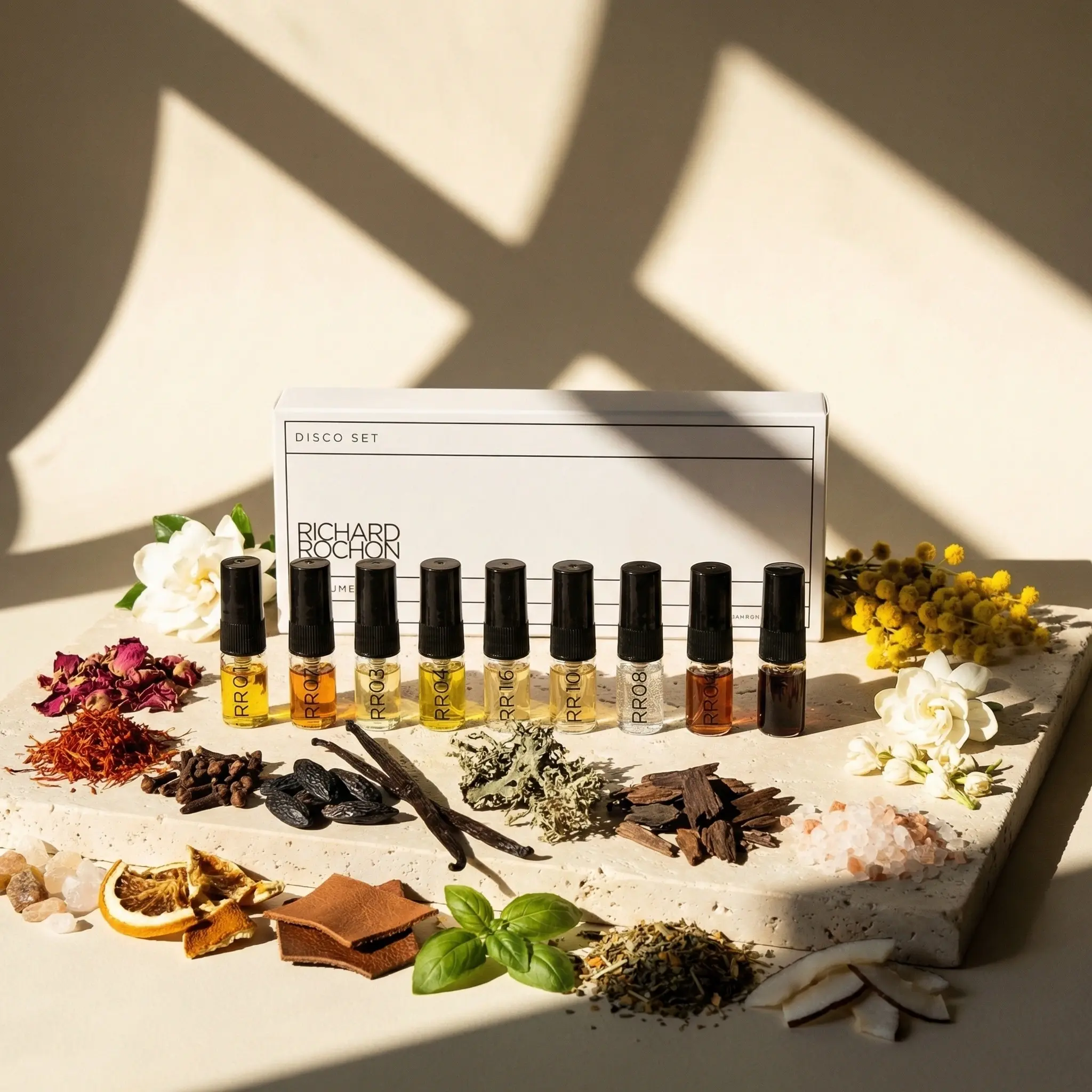 Richard Rochon Discovery Sets Track I & II | Complete Niche Perfume Sampler | All 10 Unisex Fragrances | 10 x 2ml Luxury Perfume Sample Set | Fragrance Gift Set, Try Before You Buy