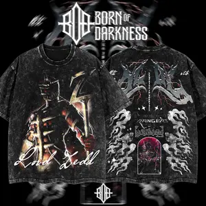 BornOfDarkness - LORD ZEDD ICON SERIES Vintage Unisex Oversize Anime Manga Washed Cotton T-shirt, Graphic Tee, Anime Lover, Anime Merch Fan, Outfits Men, Boys Merch