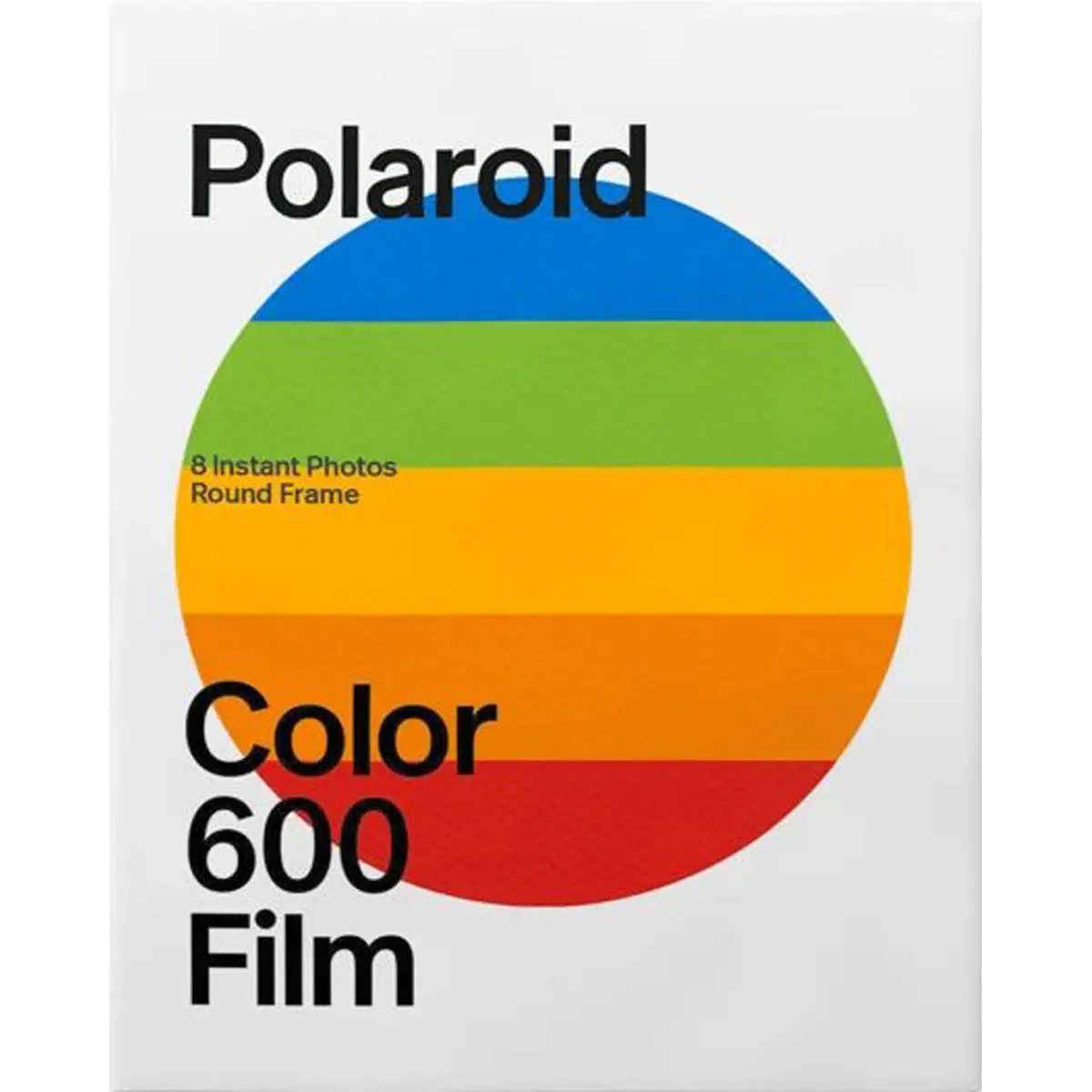 Polaroid Color 600 Instant Film, Round Frame Edition, 8 Exposures
