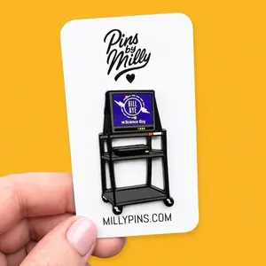 Nostalgic “Bill Nye: The Science Guy” School TV Enamel Pin - Millennial Unisex Accessories