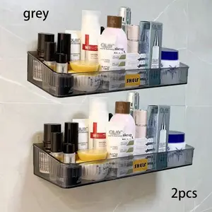 Thick Bathroom Wall-Mounted Storage Rack, Bathroom Organization, No Drilling Installation, Waterproof, Large Capacity, Suitable for Kitchen, Living Room, Bedroom